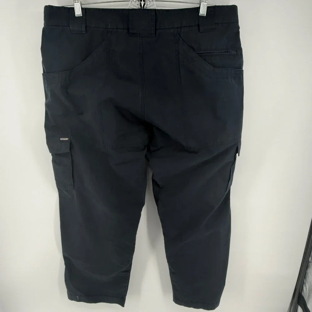 Blackhawk‎ Mens 42x30 Black Tactical Cargo Pants Ripstop 86TP02